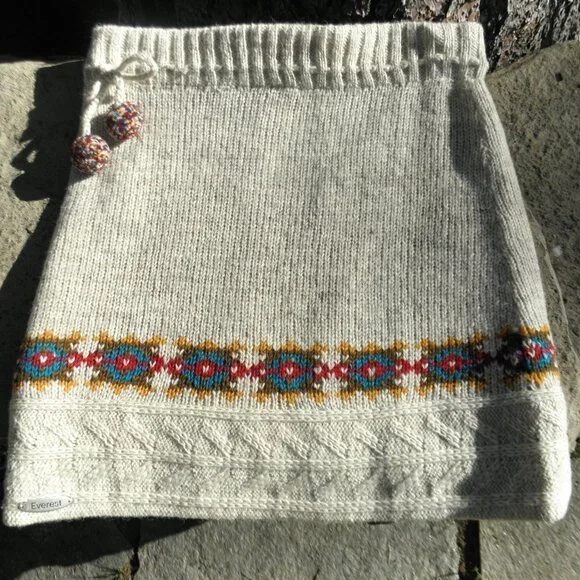 Everest Designs Wool skirt made in Nepal in great condition size M - Picture 16 of 16